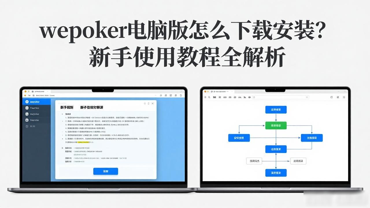 wepoker电脑版怎么下载安装？新手使用教程全解析