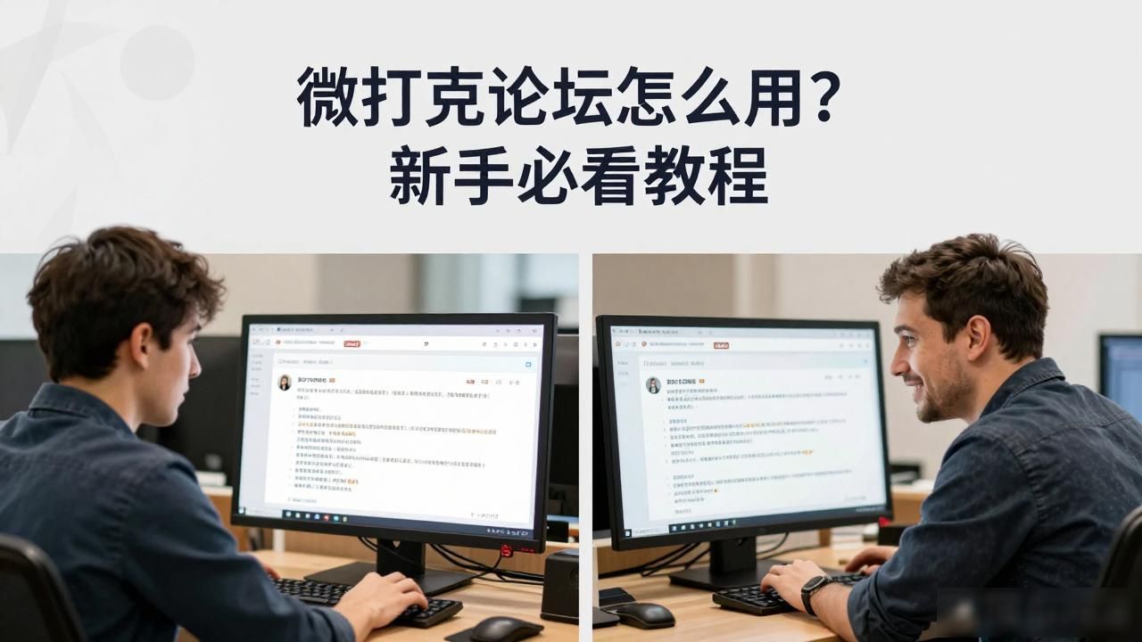 微扑克论坛怎么用？新手必看教程
