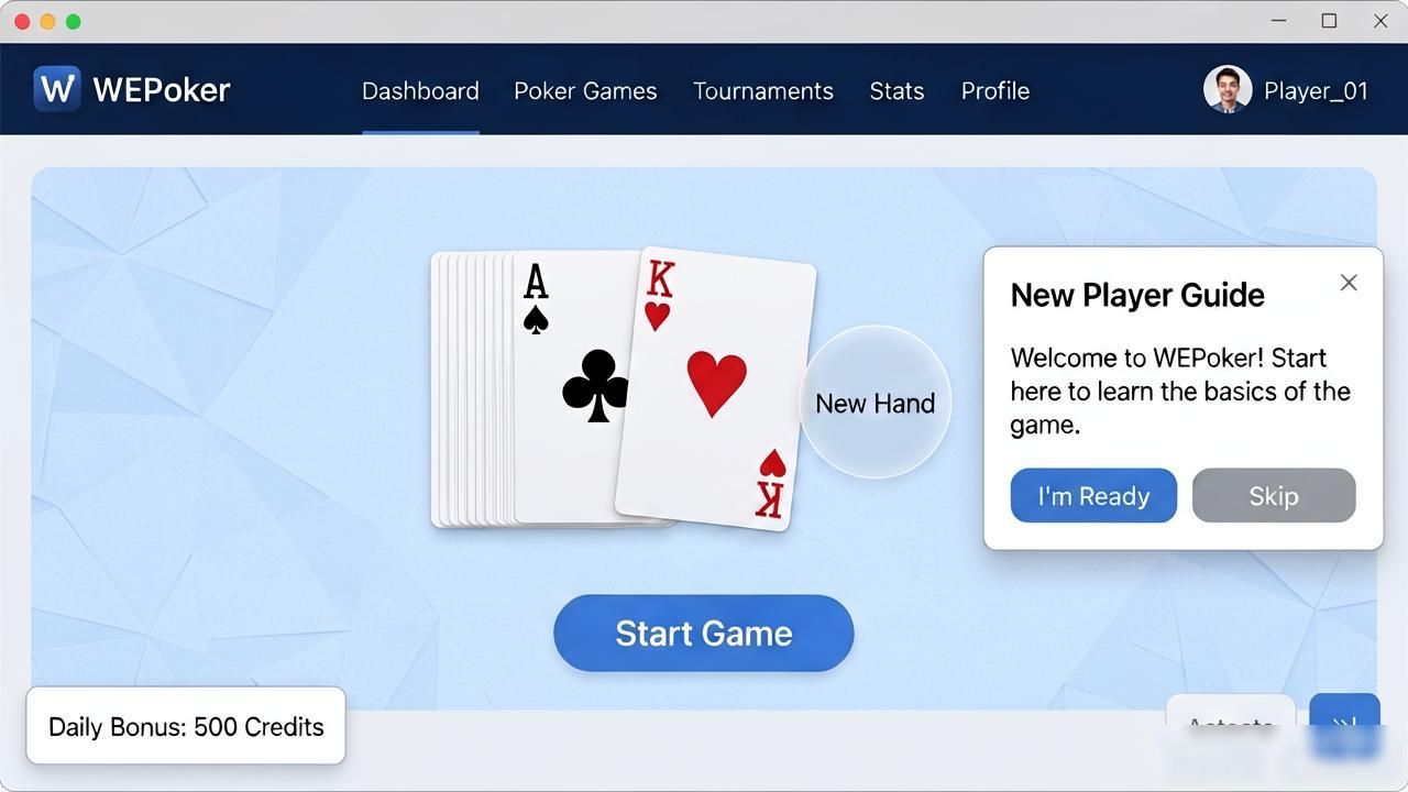 wepoker是什么软件 新手入门全攻略