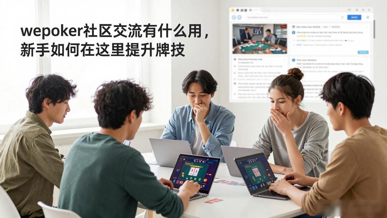 wepoker社区交流有什么用，新手如何在这里提升牌技