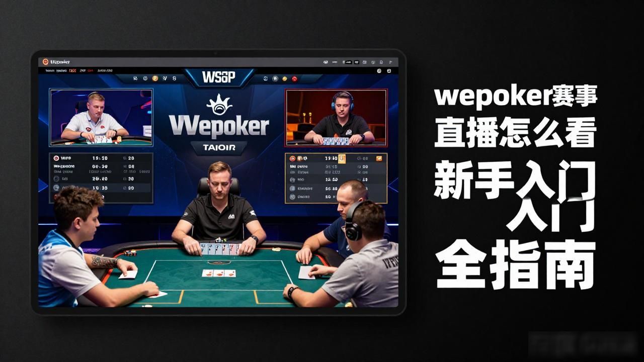 wepoker赛事直播怎么看 新手入门全指南