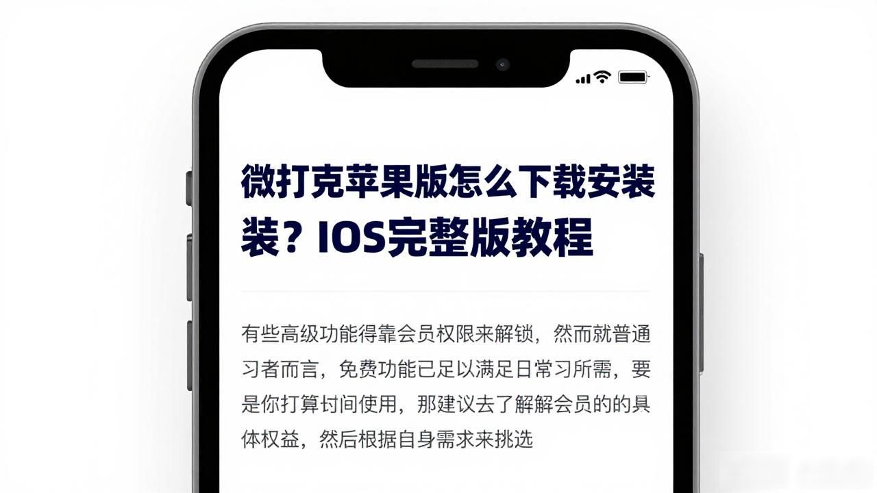 微扑克苹果版怎么下载安装？iOS完整版教程