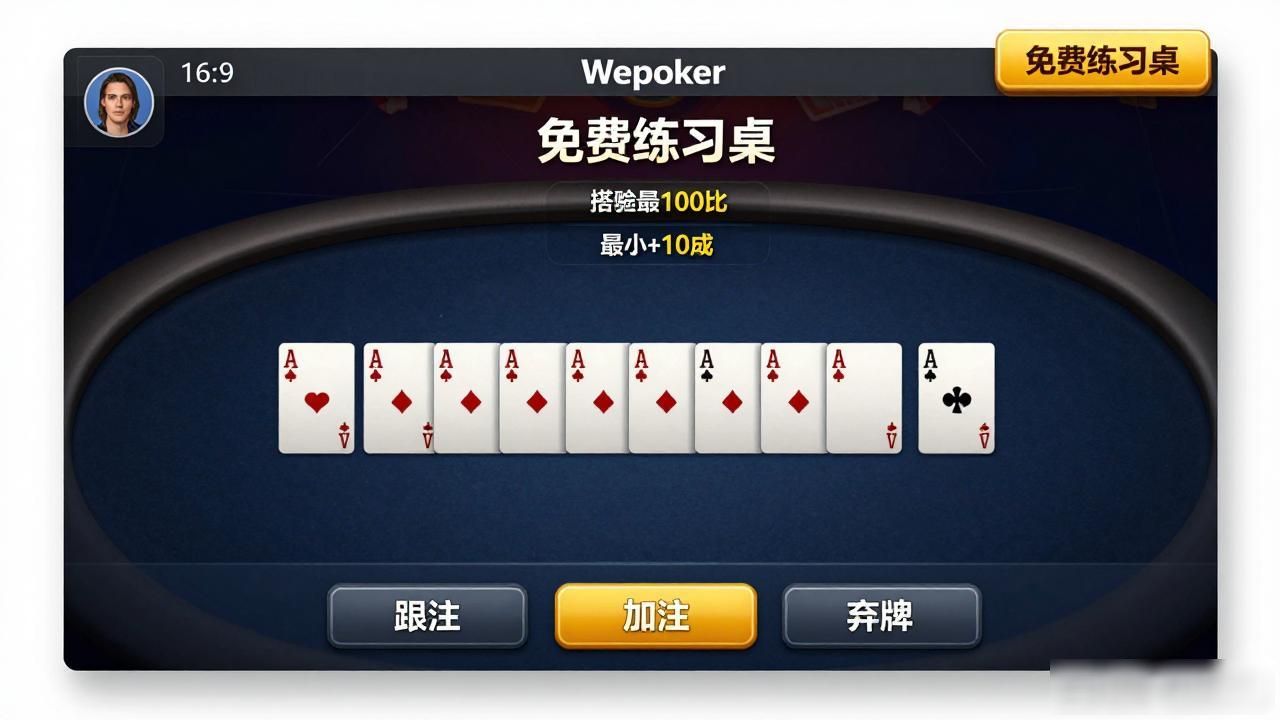 wepoker玩法详解 新手入门必看的德州扑克教程