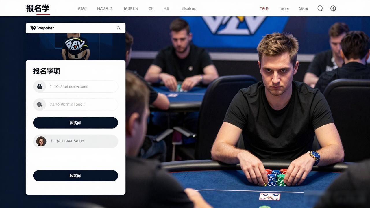 wepoker赛事怎么玩 新手入门攻略