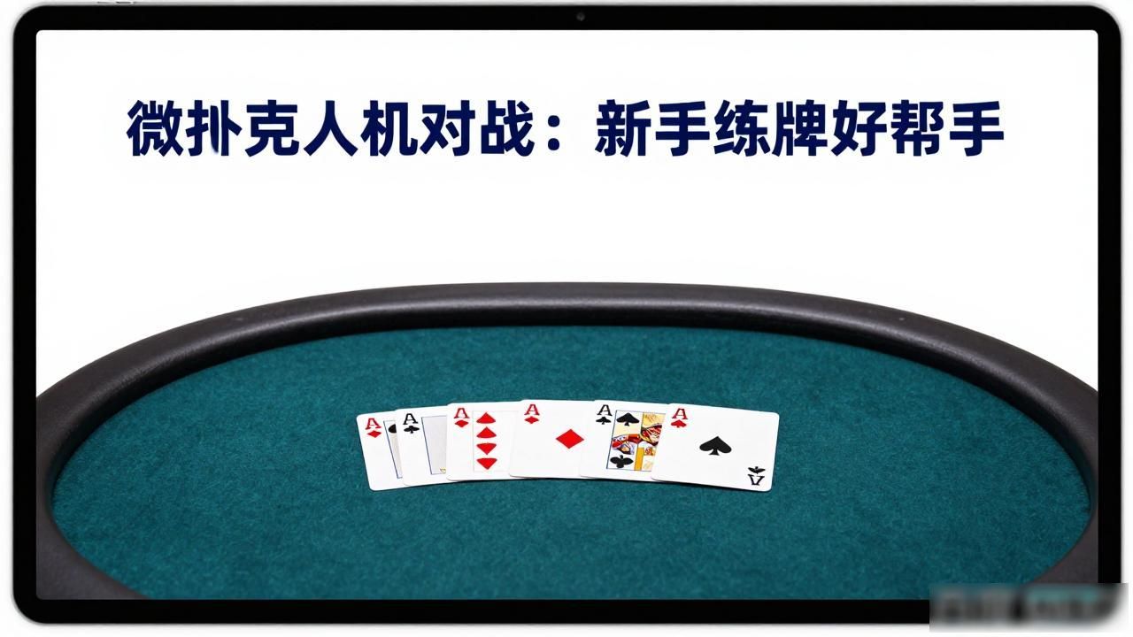 微扑克人机对战：新手练牌好帮手