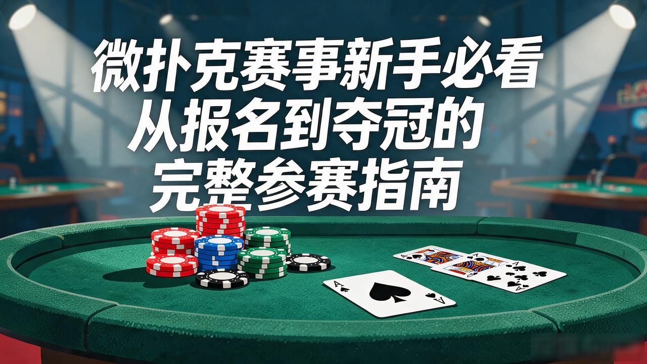 微扑克赛事新手必看 从报名到夺冠的完整参赛指南
