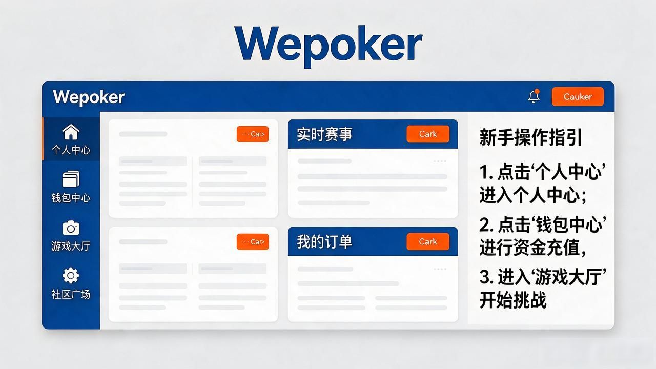 wepoker界面设计看不懂？这份新手指南帮你理清