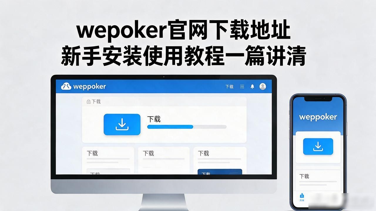 wepoker官网下载地址 新手安装使用教程一篇讲清