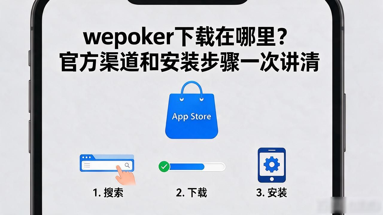 wepoker下载在哪里？官方渠道和安装步骤一次讲清