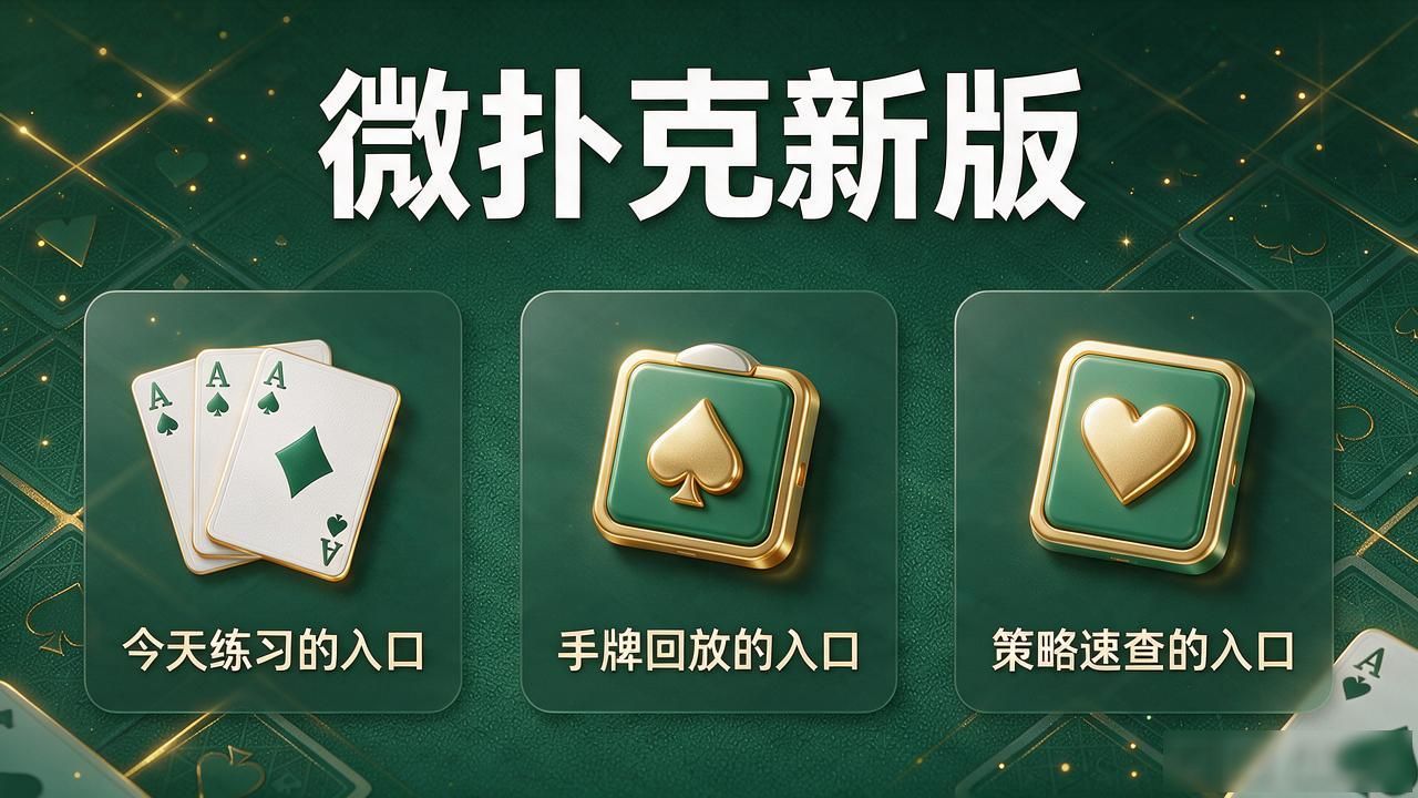 微扑克更新功能一览 新手该怎么上手新版