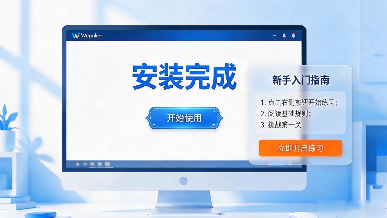 wepoker下载怎么弄 新手从安装到能练手一篇讲清